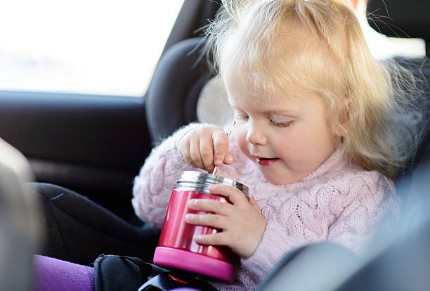 Fiambrera termica infantil de acero inoxidable para mantener la comida caliente
